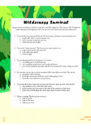 Wilderness Survival Activity