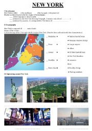 English Worksheet: New York