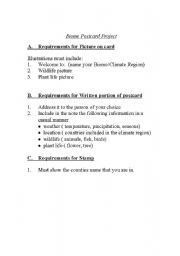 English worksheet: Biomes