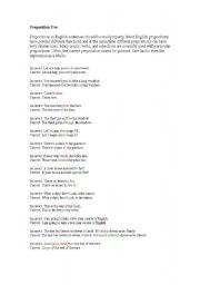 English Worksheet: Preposition