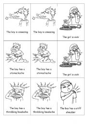 English Worksheet: health 3