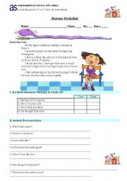 English Worksheet: Revision Worksheet
