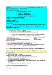 English Worksheet: waste not , want not ( passive voice)