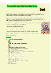 English Worksheet: Nasreddin hodja