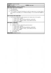 English worksheet: GAMEBOARD TO REVISE