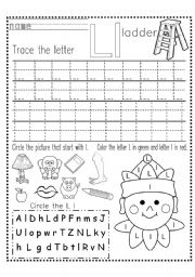 2 PAG WS LETTERS L AND P TRACING AND VOCABULARY