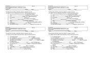 English Worksheet: SIMPLE FUTURE