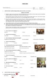 English Worksheet: WARNINGS, MUST AND HAVE EXERCISE.