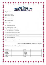 English worksheet: Simple Past