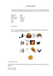 English worksheet: halloween