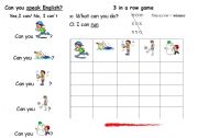 English worksheet: Can you speak English?