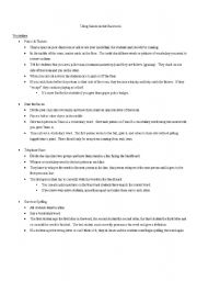 English Worksheet: games