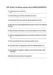 English worksheet: coditionals