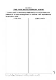 English worksheet: Reading -  