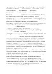 English worksheet: Soil and carbon climate change