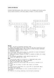 English Worksheet: Lost in Space