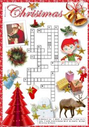 English Worksheet: Christmas