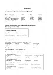 English worksheet: Spelling