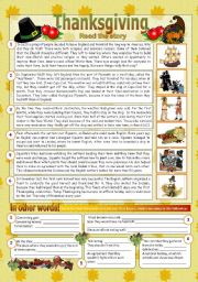 The story of Thanksgiving (2pages)