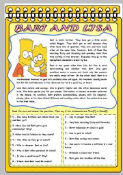 BART AND LISA