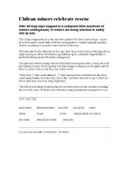 English Worksheet: working with news