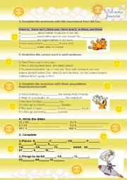 English Worksheet: Consolidation 