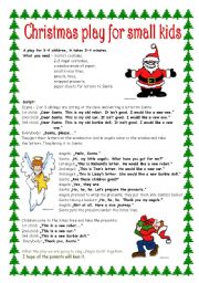 tilgive Solformørkelse medlem A CHRISTMAS PLAY: RUDOLPH THE RED NOSED REINDEER - ESL worksheet by Rofer