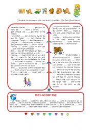 English Worksheet: MATILDA: PAST SIMPLE