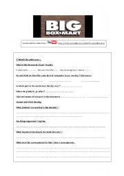 English Worksheet: Boxmart One