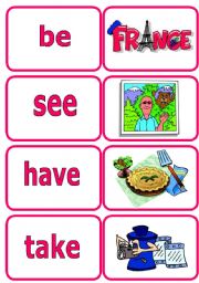 present perfect speaking cards (6 pages- 24 cards)