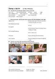 English Worksheet: seeing the doctor