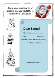 Letter to Santa Claus