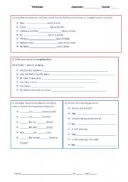 English Worksheet: Present Continuous