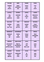 English Worksheet: Taboo words - intermediate