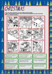 English Worksheet: CHRISTMAS