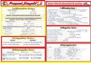 English Worksheet: Present simple ( re-uploaded)