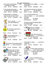 English Worksheet: conjunctions