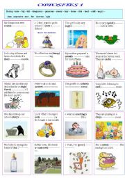 English Worksheet: Opposites 1