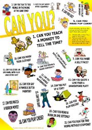 Can you? (Ability: Questions & Answers)