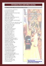 English Worksheet: Christmas Eve and other stories - A combined listening and reading Christmas lesson - Trans-Siberian Orchestra