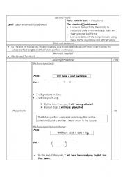 English Worksheet: the future perfect simple and the future perfect continuous.  