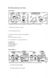 English worksheet: Monicas Gang