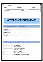 adverbs of frequency