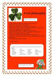  A poem: Irish Philosophy