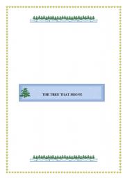 English Worksheet: The Tree that Shone