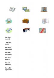 English Worksheet: home