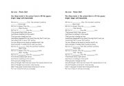 English worksheet: petula clark my love