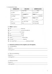 English worksheet: Expressing preferences