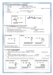 English Worksheet: Revision of verb tenses (Part 2)