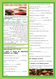 English Worksheet: TEENS AND CHRISTMAS TIME